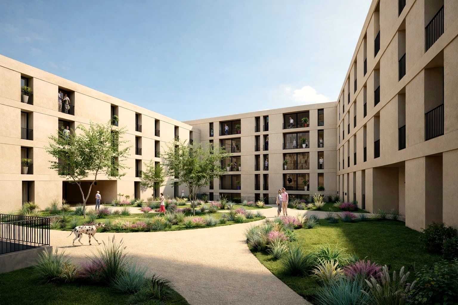 Vista aérea de empreendimento residencial da Soccal & Vaz em Sines, Portugal